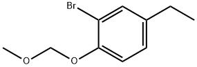 2-Bromo-4-ethyl-1-(methoxymethoxy)benzene 结构式