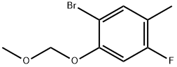 1-Bromo-4-fluoro-2-(methoxymethoxy)-5-methylbenzene,162269-89-8,结构式