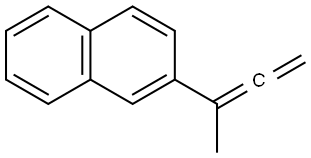 Naphthalene, 2-(1-methyl-1,2-propadien-1-yl)-,1623753-06-9,结构式