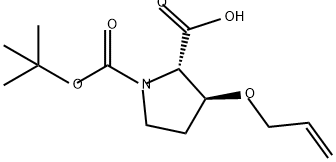 BOC-反式-3-烯丙氧基-L-脯氨酸, 1623763-59-6, 结构式