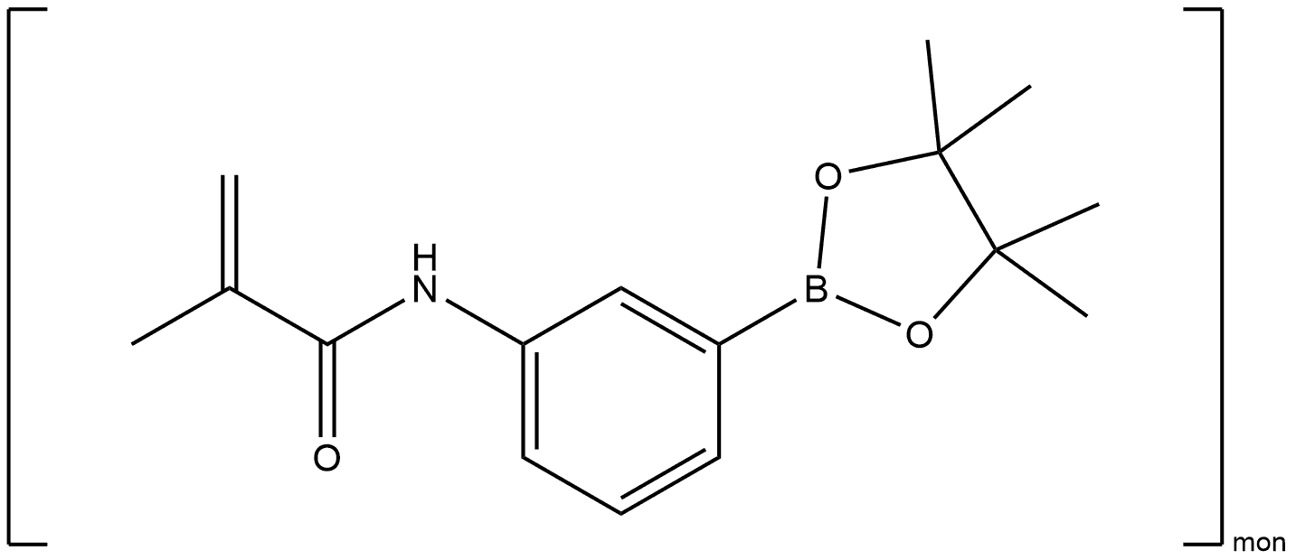 2-Propenamide, 2-methyl-N-[3-(4,4,5,5-tetramethyl-1,3,2-dioxaborolan-2-yl)phenyl… Structure