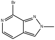 7-溴-2-甲基-2H-吡唑并[3,4-C]吡啶,1627894-75-0,结构式