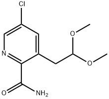 2-Pyridinecarboxamide, 5-chloro-3-(2,2-dimethoxyethyl)-