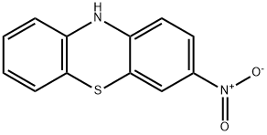 10H-Phenothiazine, 3-nitro- Structure