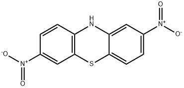 10H-Phenothiazine, 2,7-dinitro- Structure