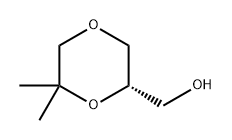 1,4-Dioxane-2-methanol, 6,6-dimethyl-, (2S)- Structure