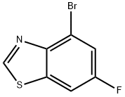 4-溴-6-氟苯并噻唑 结构式