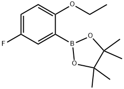 2-Ethoxy-5-fluorophenylboronic acid pinacol ester,1628502-61-3,结构式