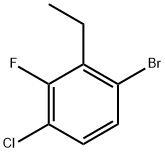 Benzene, 1-bromo-4-chloro-2-ethyl-3-fluoro- Struktur
