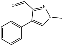1-Methyl-4-phenyl-1H-pyrazole-3-carbaldehyde Structure