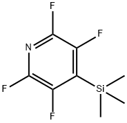 Pyridine, 2,3,5,6-tetrafluoro-4-(trimethylsilyl)- Structure