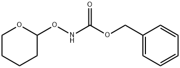 Carbamic acid, N-[(tetrahydro-2H-pyran-2-yl)oxy]-, phenylmethyl ester Structure