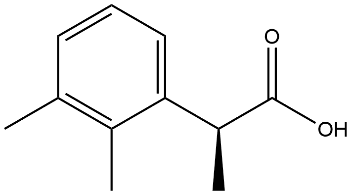 (S)-2-(2,3-二甲基苯基)丙酸,1630312-08-1,结构式