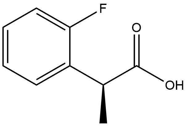 (S)-2-(2-氟苯基)丙酸,1630530-46-9,结构式