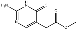 2-(2-氨基-6-氧代-1,6-二氢嘧啶-5-基)乙酸甲酯, 163081-06-9, 结构式