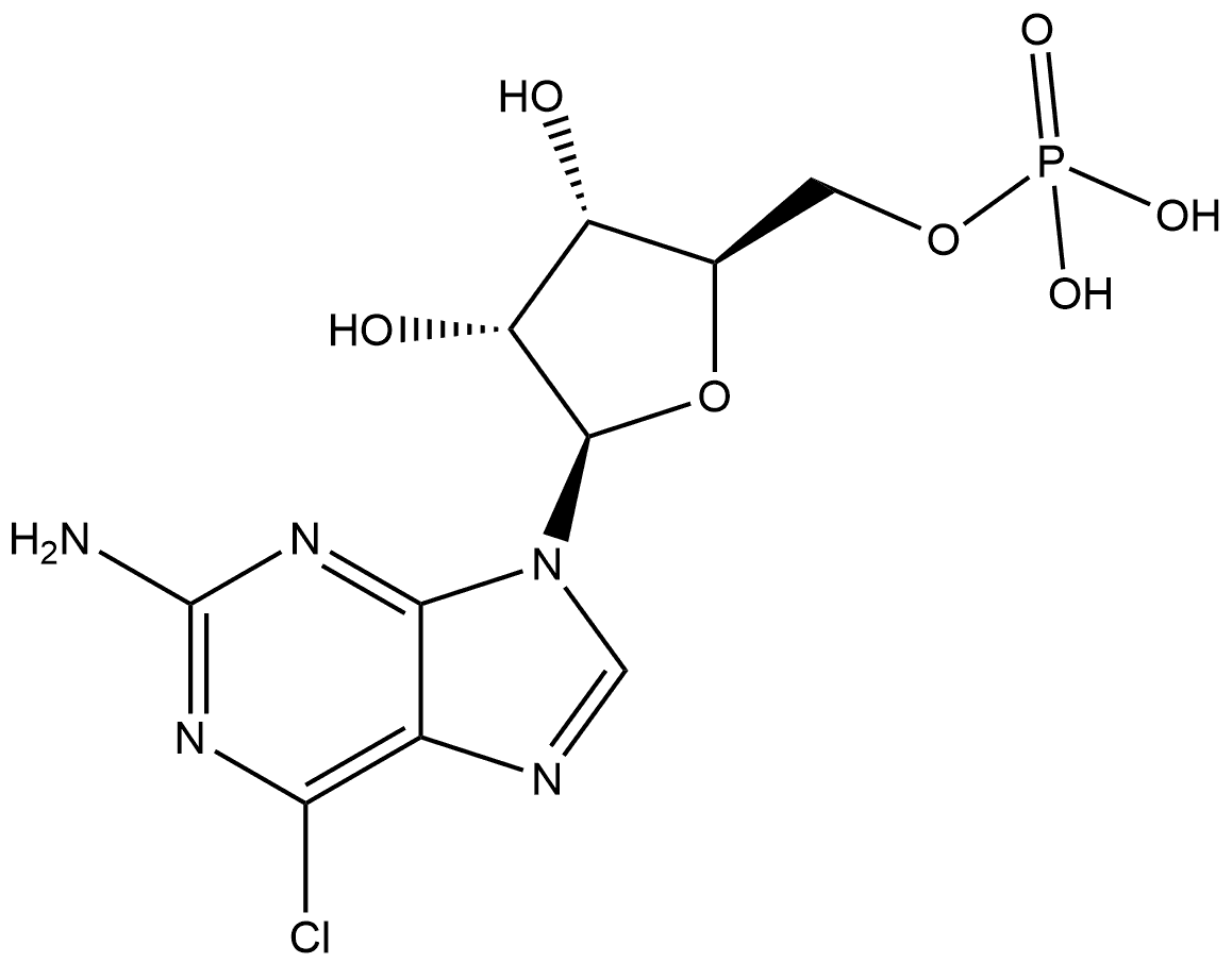 2-NH2-6-Cl-5'-PuMP Struktur