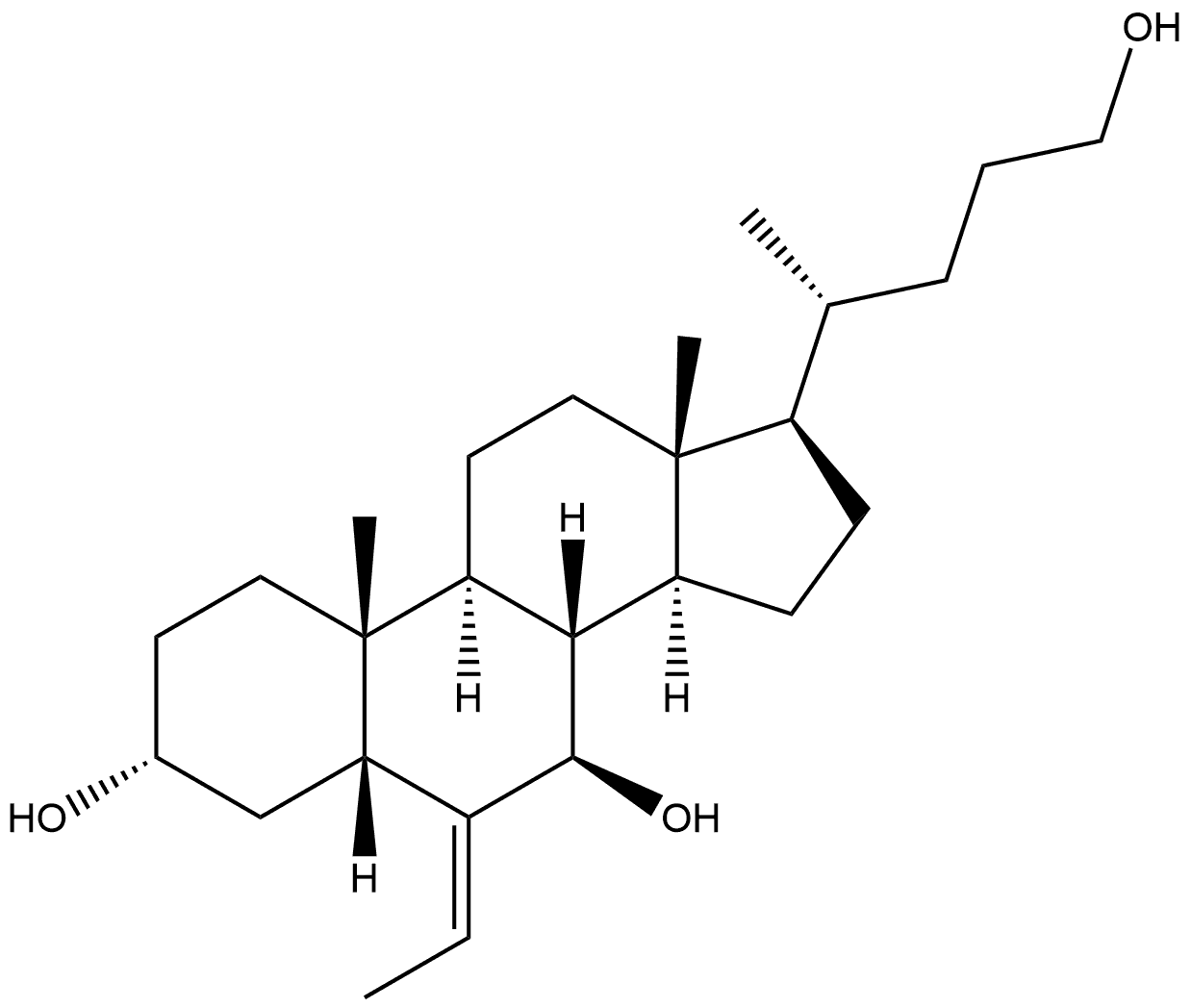 Obeticholic Acid Impurity 34 Struktur