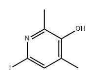 3-Pyridinol, 6-iodo-2,4-dimethyl- Structure