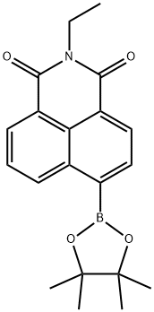 1H-Benz[de]isoquinoline-1,3(2H)-dione, 2-ethyl-6-(4,4,5,5-tetramethyl-1,3,2-dioxaborolan-2-yl)- Structure