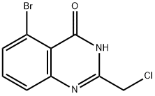 6-Chloro-2-chloromethyl-3H-quinazolin-4-one 结构式