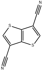 Thieno[3,2-b]thiophene-3,6-dicarbonitrile, 1634660-13-1, 结构式