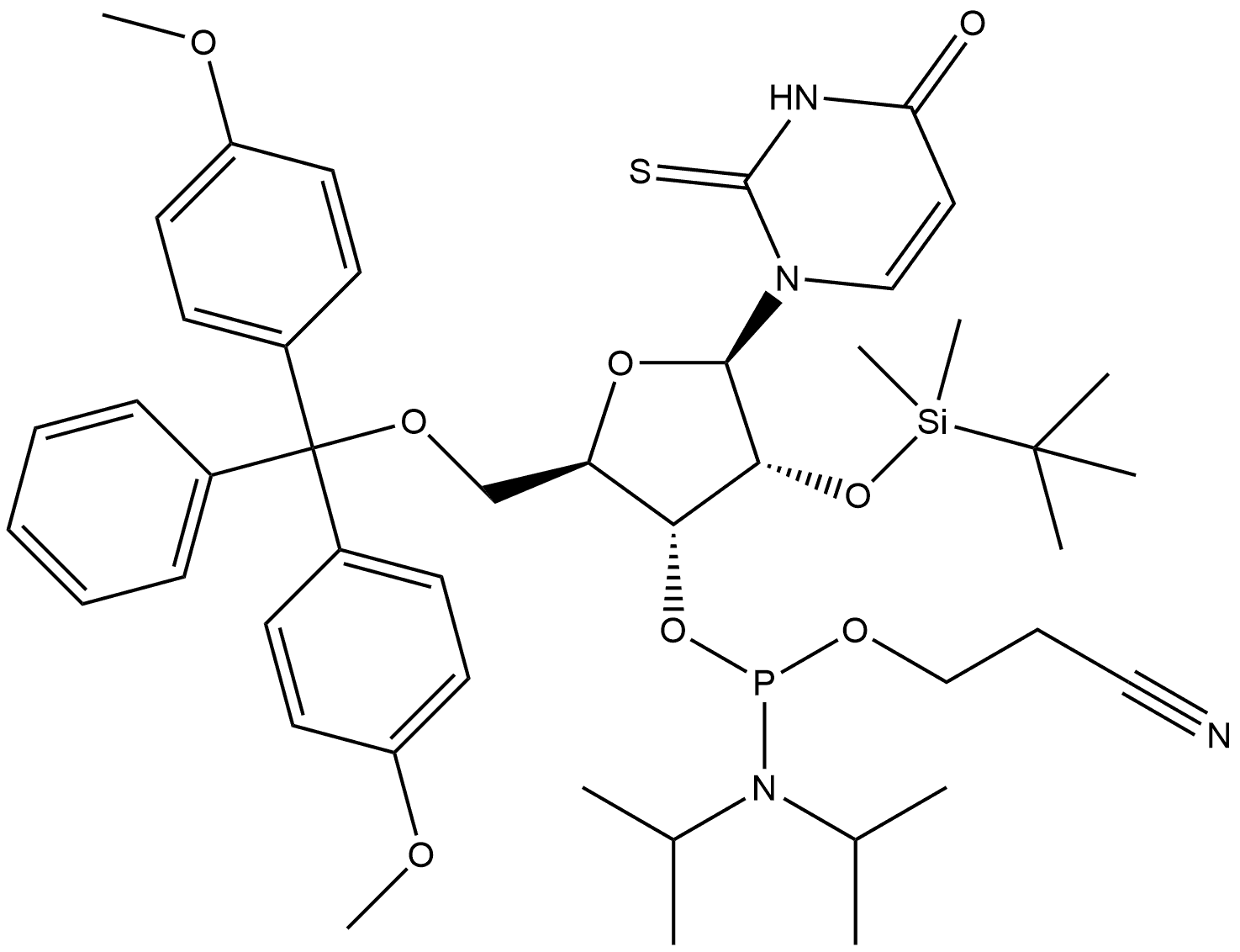 2-Thiouridine CEP Structure
