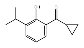Methanone, cyclopropyl[2-hydroxy-3-(1-methylethyl)phenyl]-|环泊酚杂质4
