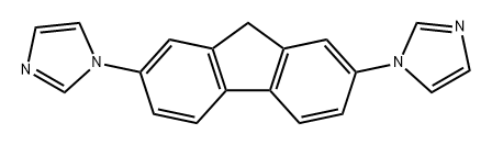 1H-Imidazole, 1,1'-(9H-fluorene-2,7-diyl)bis- Structure