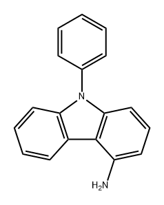 9-苯基-9H-咔唑-4-胺 结构式