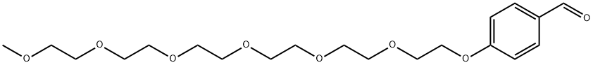 m-PEG7-Ph-CHO 结构式