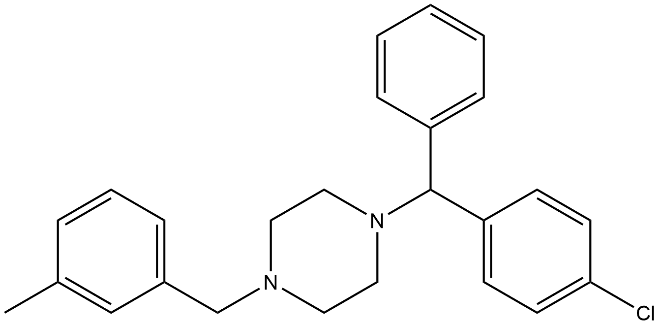 mecilizine Structure