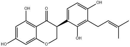 二氢甘草异黄酮, 164163-92-2, 结构式