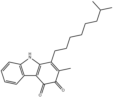 カルバゾキノシンF 化学構造式
