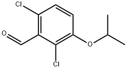 2,6-Dichloro-3-(1-methylethoxy)benzaldehyde Structure