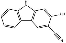 2-hydroxy-9H-carbazole-3-carbonitrile Struktur