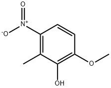 6-甲氧基-2-甲基-3-硝基苯酚, 164414-06-6, 结构式