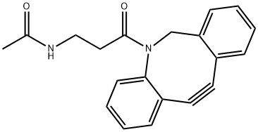 Acetamide, N-[3-(11,12-didehydrodibenz[b,f]azocin-5(6H)-yl)-3-oxopropyl]- Structure