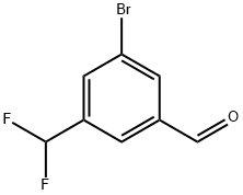 3-溴-5-(二氟甲基)苯甲醛, 1646313-92-9, 结构式