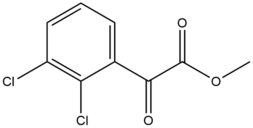 Methyl 2,3-dichloro-α-oxobenzeneacetate Struktur