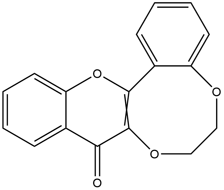 8,11,20-Trioxatetracyclo[10.8.0.0^{2,7}.0^{14,19}]icosa-1(12),2(7),3,5,14,16,18-heptaen-13-one Structure