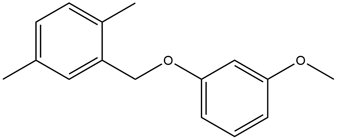 2-[(3-Methoxyphenoxy)methyl]-1,4-dimethylbenzene 结构式