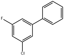 3-Chloro-5-fluoro-1,1'-biphenyl 结构式