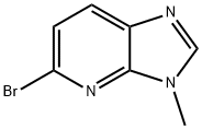 5-bromo-3-methyl-3H-imidazo[4,5-b]pyridine 结构式
