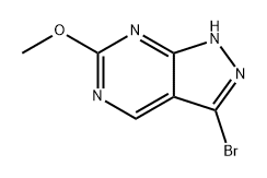 1H-Pyrazolo[3,4-d]pyrimidine, 3-bromo-6-methoxy- Structure