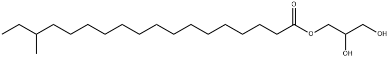 2,3-Dihydroxypropyl 16-methyloctadecanoate Structure