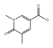 3-Pyridinecarbonyl chloride, 1,6-dihydro-1,5-dimethyl-6-oxo-,1660118-56-8,结构式