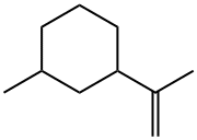 1α-メチル-3α-(1-メチルビニル)シクロヘキサン 化学構造式