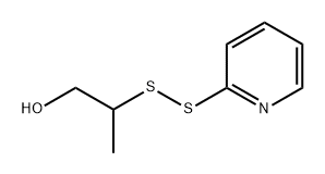 1-丙醇,2-(2-吡啶基二硫代)- 结构式