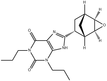 1H-Purine-2,6-dione, 3,9-dihydro-8-(1S,2R,4S,5S,6R)-3-oxatricyclo[3.2.1.02,4]oct-6-yl-1,3-dipropyl- Structure