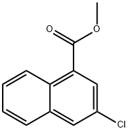 3-氯萘-1-甲酸甲酯, 16650-62-7, 结构式